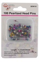 100 pc Pearled Pin Set, Mixed Colors (288 pcs/ctn)