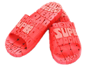 Women's Red Summer Massage Slipper/Sandal (48 pcs/ctn)