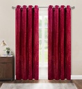 54"x84" Lila 54"x84" Elara 99% Blackout Grommet Window Curtain, 100% Polyester (12 pc/ctn)