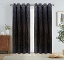 54"x84" Lila 54"x84" Elara 99% Blackout Grommet Window Curtain, 100% Polyester (12 pc/ctn)