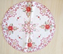 36" Round Table Cloth Flower, Mixed Colors (1000 sets/ctn)