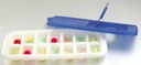 Plastic Ice Cube Tray with Blue Lid (24 pcs/ctn)