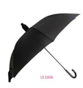 23" Black Hard Cover Straight Auto Open Umbrella (48 pcs/ctn