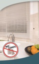 26"x72" Beige Cordless PVC Venetian Window Blinds (6 pcs/ctn