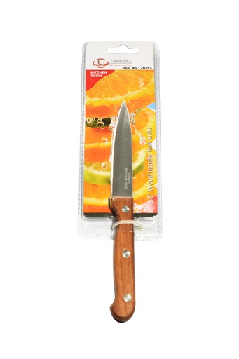 [20353] 3.5&quot; Full Tang Wood Handle Fruit Knife (96 pcs/ctn)