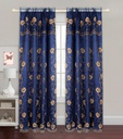 54"x84" Flower Embroidered Window Curtain (12 pcs/ctn)