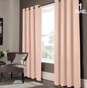 54"x84" Ada 99% Blackout Grommet Window Curtain, 100% Polyester (12 pc/ctn)