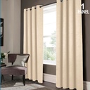 54"x84" Ada 99% Blackout Grommet Window Curtain, 100% Polyester (12 pc/ctn)