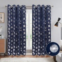 54"x84" Bella 99% Blackout Grommet Window Curtain, 100% Polyester (12 pc/ctn)