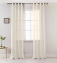 54"x84" Beige Window Curtain (12 pcs/ctn)