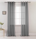 54"x84" Gray Window Curtain (12 pcs/ctn)
