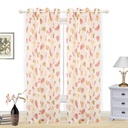 54"x84" Transparent Fruit Pattern Window Curtain (12 pcs/ctn