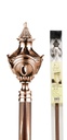 48-86" Copper Plated Curtain Rod (12 pcs/ctn)