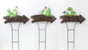 Metal Frog Garden Stake, 33x60.5x1cm (24 pc/ctn)