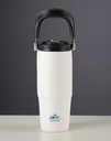 900 ml White Double Wall Stainless Steel Flask (12 pc/ctn)