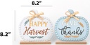 Harvest Table Decoration 8.2"x8.2"(21x4x21CM), Assorted Designs (12 pc/ctn)