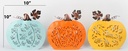 Harvest Decoration, Pumpkin 10"x10"(24.5X6.5X24.5CM), Assorted Designs (12 pc/ctn)