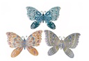 Metal Butterfly Wall Decoration (24 pcs/ctn)