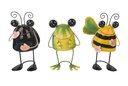 Metal Ladybug/Frog/Bee Decoration (24 pcs/ctn)
