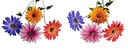 Metal Daisy Yard Stake (12 pcs/ctn)