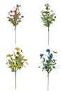 28" Daisy Stem,7 Flower Head,4 Colors Assorted (144 pc/ctn)
