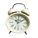 5.1" White Round Alarm Clock (6 pcs/ctn)