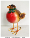 Metal Robin Décor, 14.5x16x24.5 cm (1 pc/opp bag, 12 pcs/ctn)