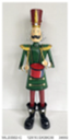 Metal Nutcracker Decor, 12x10.5x38.5cm (1PC/opp bag
12PCS/CTN)