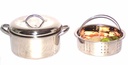 4QT Stainless Steel Steamer Pot Set (6 sets/ctn)