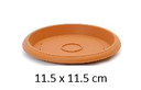 4.75" Flowerpot Tray, Terra Cotta (10 pc/ctn)