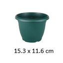 1LT Villa Flower Pot with Tray, 153X116mm (120 pc/ctn)