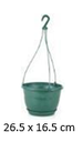 6LT Safir Macrome Hanging Pot, 265(245)X165mm (60 pc/ctn)