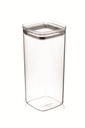 2100ml Plastic Food Storage Container, Square (12 pc/ctn)