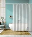 70 x 72" FROSTED PVC SHOWER CURTAIN 80 GSM (24 pcs/ctn)