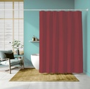 70 x 72" BURGUNDY PVC SHOWER CURTAIN 83 GSM (24 pcs/ctn)