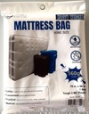 King size Heavy Gauge Poly Mattress Bags, 96"x78"x14", 2 mil, Clear (36 pc/ctn)