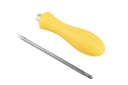 7.6"(19.3cm) Stainless Steel/ABS Screwdriver, with Phillips Head and Flat Head(144 pc/ctn)