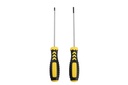 2 pieces Stainless Steel/TPR Screwdrivers, 1 pc Phillips + 1 pc Flat Head(144 set/ctn)