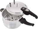 7 Liter Aluminum Pressure Cooker with Steamer (4 pcs/ctn)