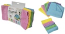 10 pc 12"X12" Multi-Purpose Cleaning Cloths, Mixed color (24 sets/ctn)
