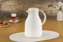 1.05QT(1000ml) Classic Matte White 1L Vacuum Flask with Curved Handle, mixed Color (12 pc/ctn)