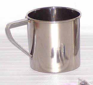 [3036-11] 11cm Stainless Steel Mug (48 pcs/ctn)