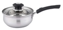 Stainless Steel Sauce Pan with Glass Lid 1.6QT 7.0" (6 pcs/ctn)