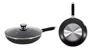 8.7" Non-Stick Frying Pan with Glass Lid (10 pcs/ctn)