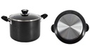 8QT Non-Stick Pfluon Coated Stock Pot w Glass Lid (6 pcs/ctn