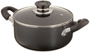 3.5QT Non-Stick Pfluon Coat Sauce Pot w Glass Lid (6 pcs/ctn