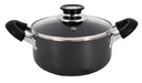 2.5QT Non-Stick Pfluon Coat Sauce Pot w Glass Lid (6 pcs/ctn