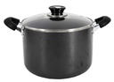 18QT Non-Stick Pfluon Coat Sauce Pot w Glass Lid (2 pcs/ctn)