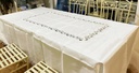 54"x72" White Lace Table Cloth (24 pcs/ctn)