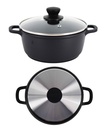 2.3QT Non-Stick Pfluon Coat Casserole w Glass Lid (6 pcs/ctn